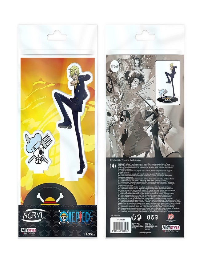 ABYstyle Acryl® One Piece - Sanji Acrylic Stand - Official Licensed 11 cm Premium Non-Yellowing Collectible - Image 2
